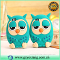 Factory Wholesale 3D Owl Cartoon Silicon Phone Case For Iphone 6 Rubber Cover